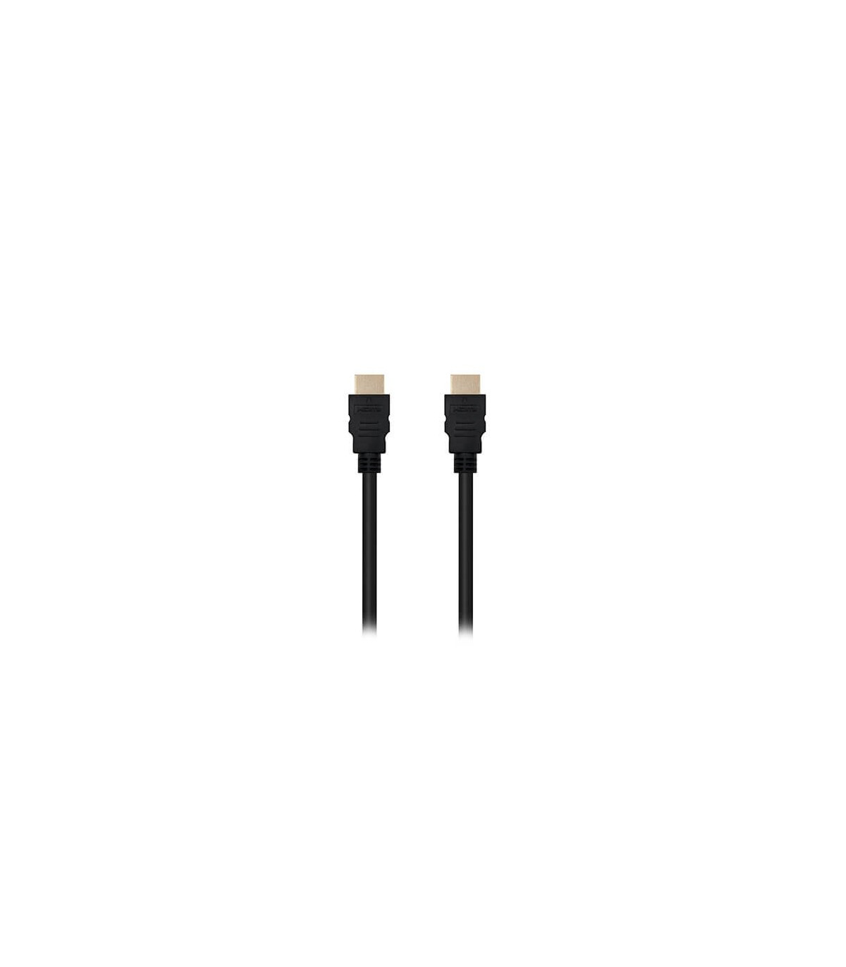 Cable hdmi 2.0 premium tipo a a hdmi tipo a nanocable 3m -  macho - macho -  alta velocidad -  4k -  18gbps -  negro