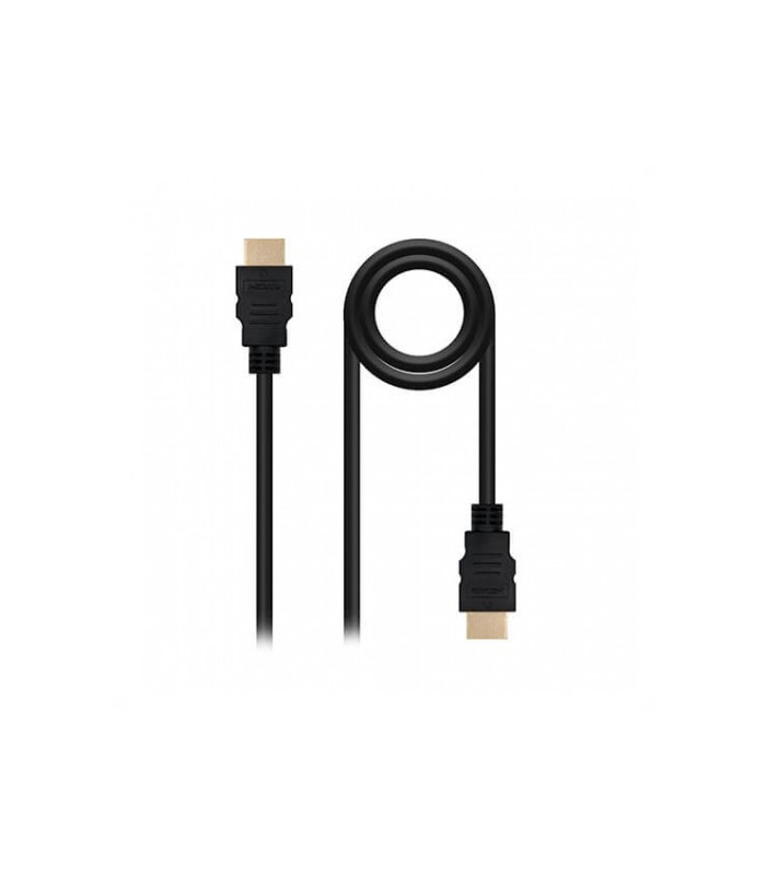 Cable hdmi 2.0 premium tipo a a hdmi tipo a nanocable 3m -  macho - macho -  alta velocidad -  4k -  18gbps -  negro