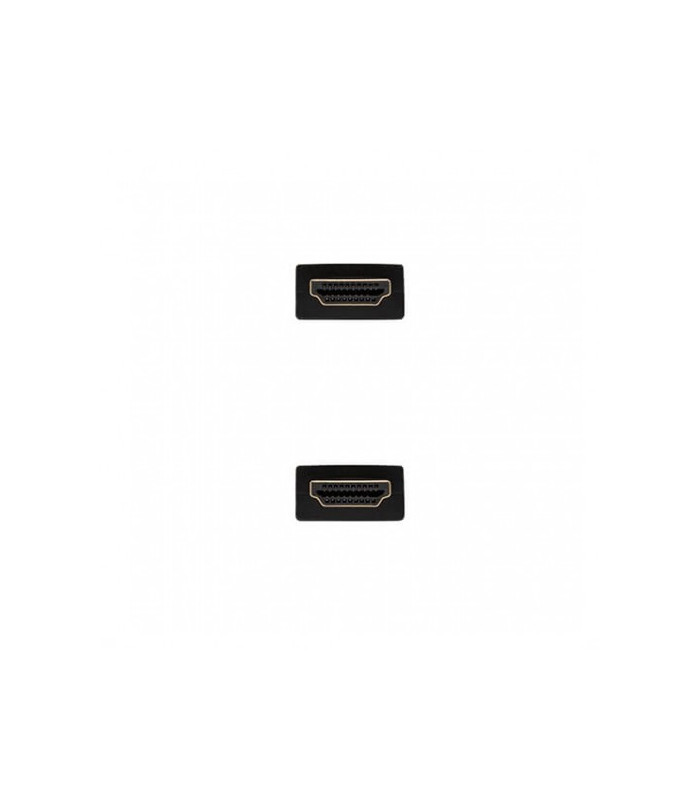 Cable hdmi 2.0 premium tipo a a hdmi tipo a nanocable 3m -  macho - macho -  alta velocidad -  4k -  18gbps -  negro