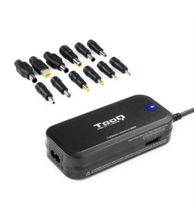 Cargador portatil universal tooq tqlc - 90bs02m 90w 1 x usb 12c negro
