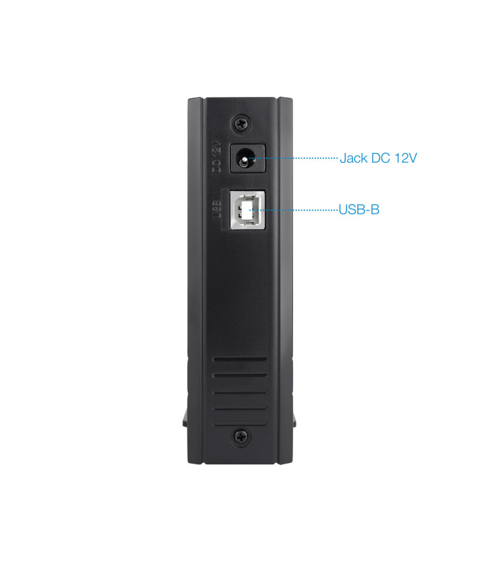Caja externa tooq tqe - 3520b para hdd 3.5 pulgadas sata - ide usb 2.0 negro