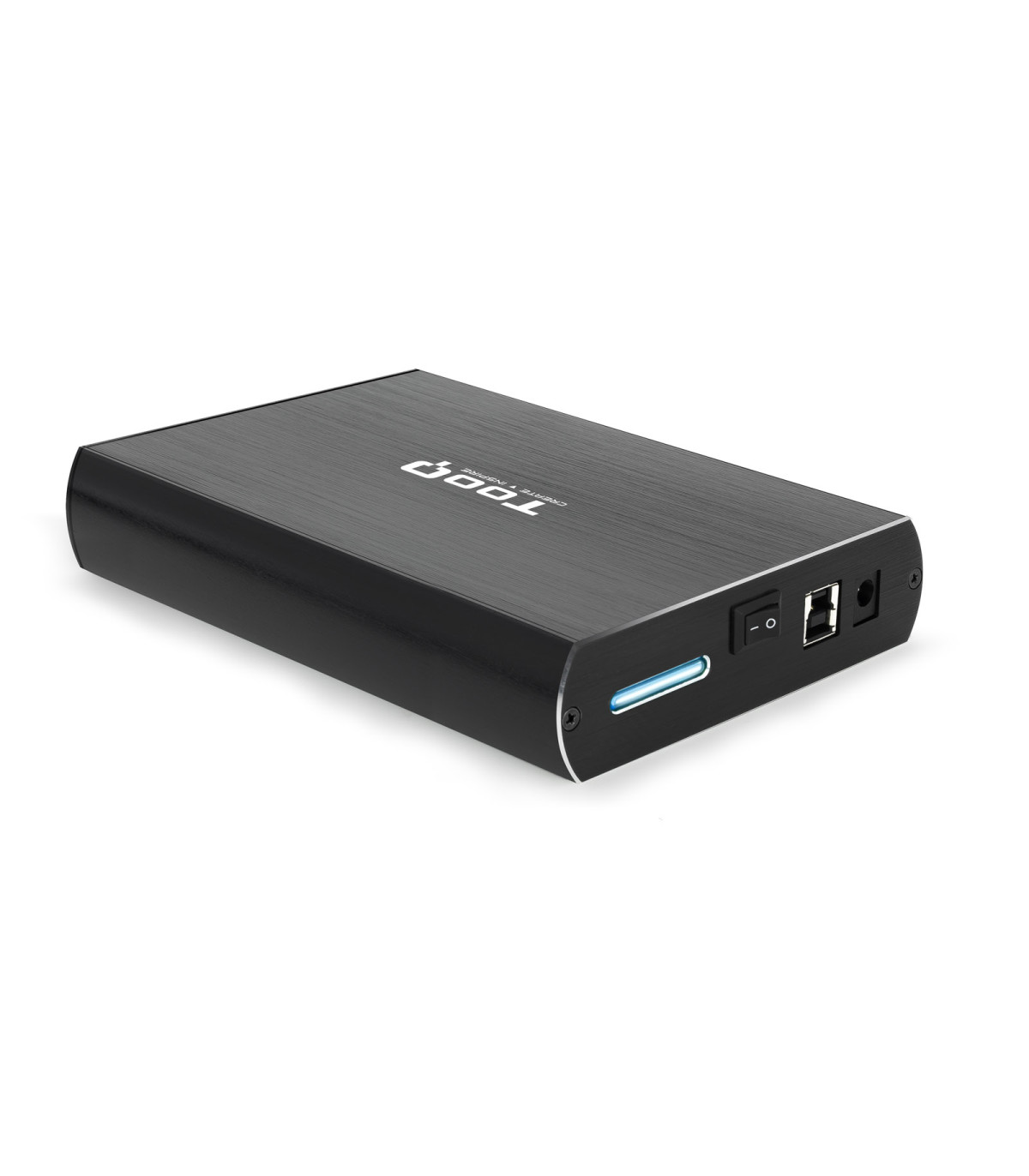 Caja externa tooq tqe - 3531b 3.5 pulgadas sata usb 3.0 negro
