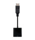 Adaptador displayport a svga nanocable macho - hembra 15cm negro