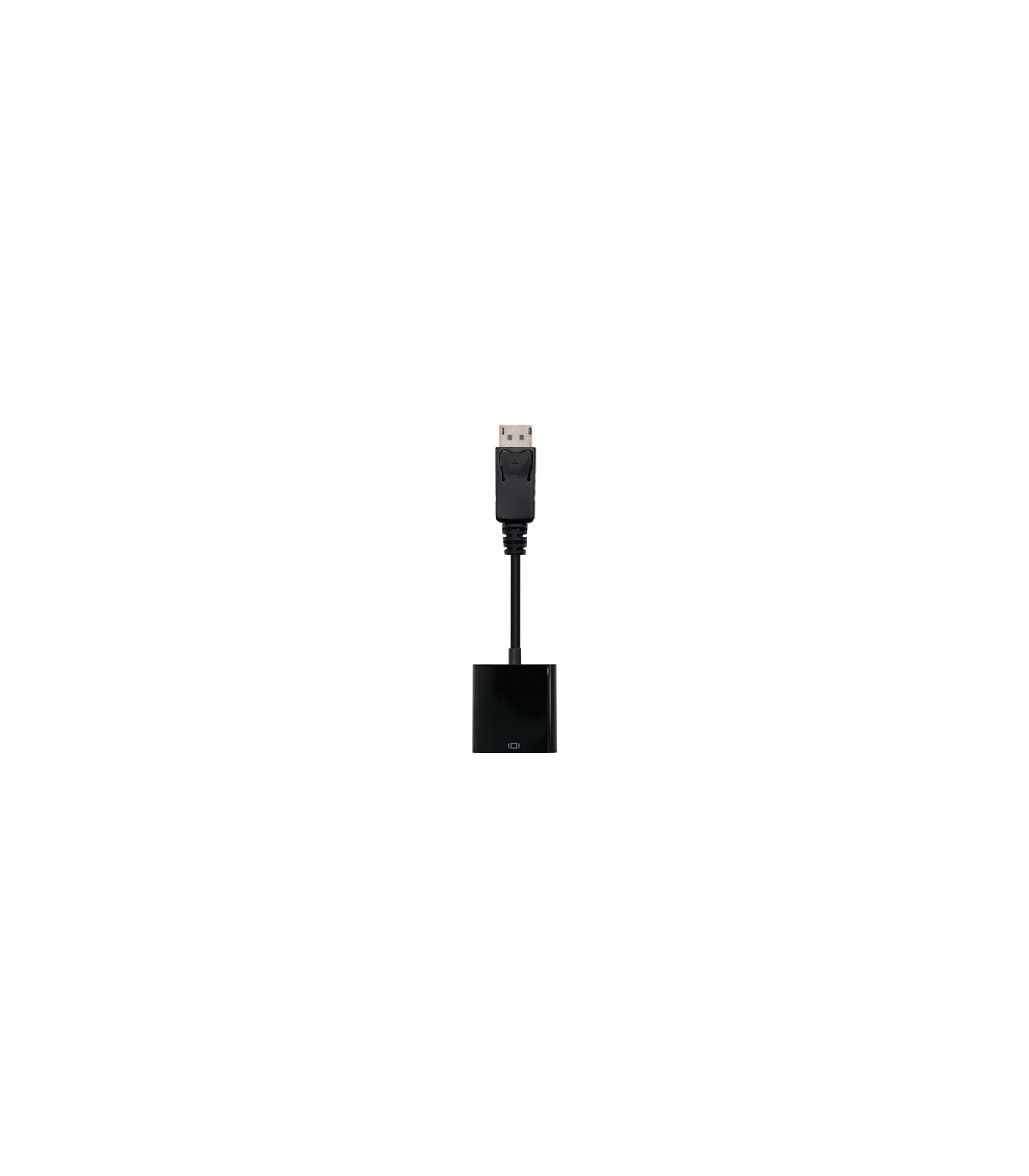 Adaptador displayport a svga nanocable macho - hembra 15cm negro