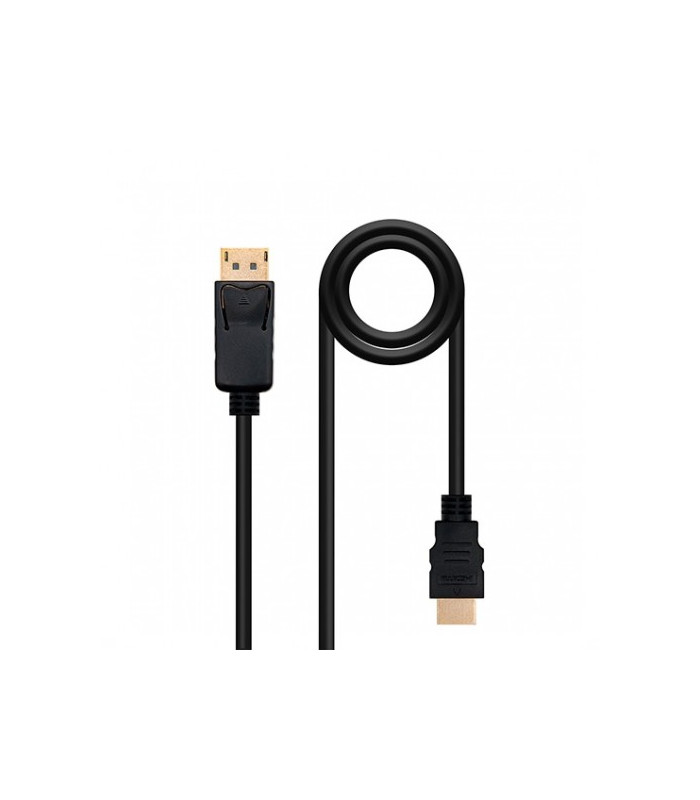 Cable displayport a hdmi nanocable 2m -  macho - macho