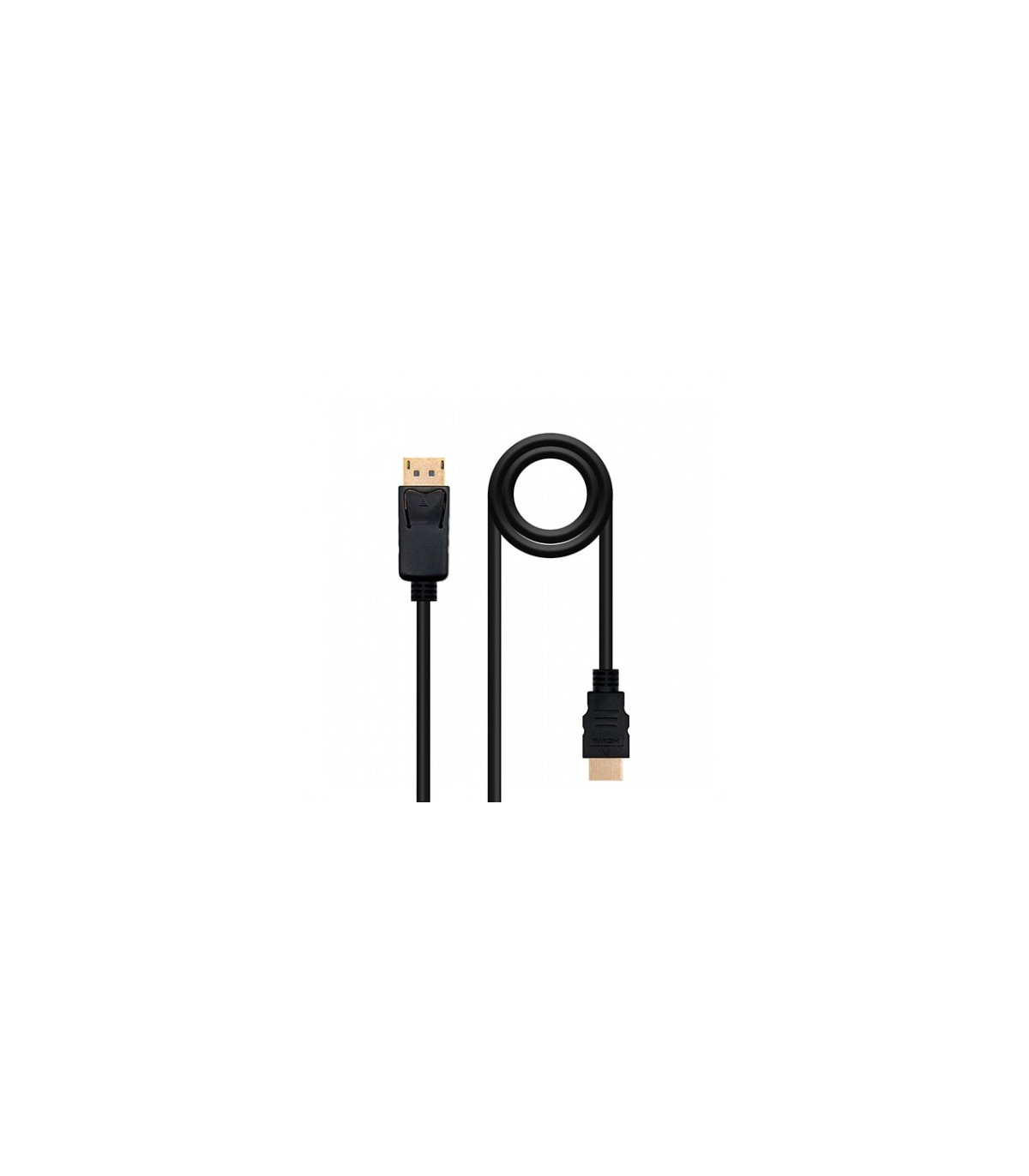Cable displayport a hdmi nanocable 2m -  macho - macho