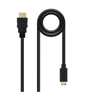 Cable hdmi a mini hdmi nanocable 1.8m - macho - macho