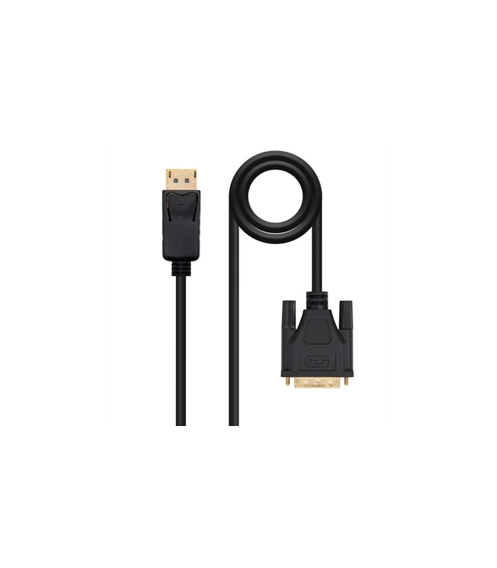 Cable displayport a dvi nanocable 1m -  macho - macho -  negro