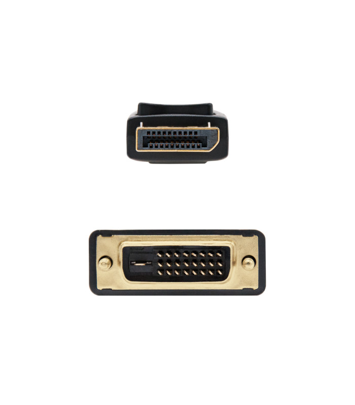 Cable displayport a dvi nanocable 1m -  macho - macho -  negro