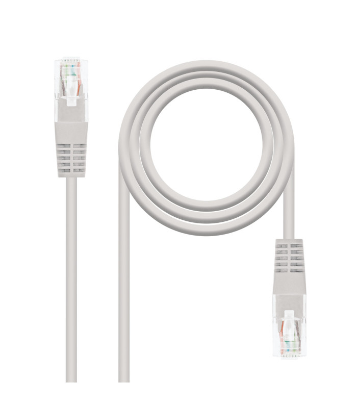 Latiguillo cable red nanocable rj45 cat.5 30m -  awg24 -  gris