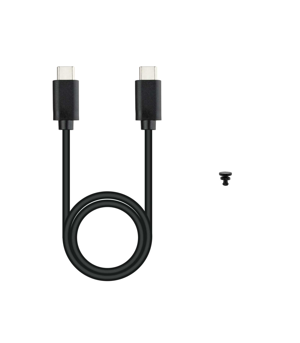 Caja externa tooq tqe - 2222b shinobi para ssd m.2 usb tipo c rgb negro