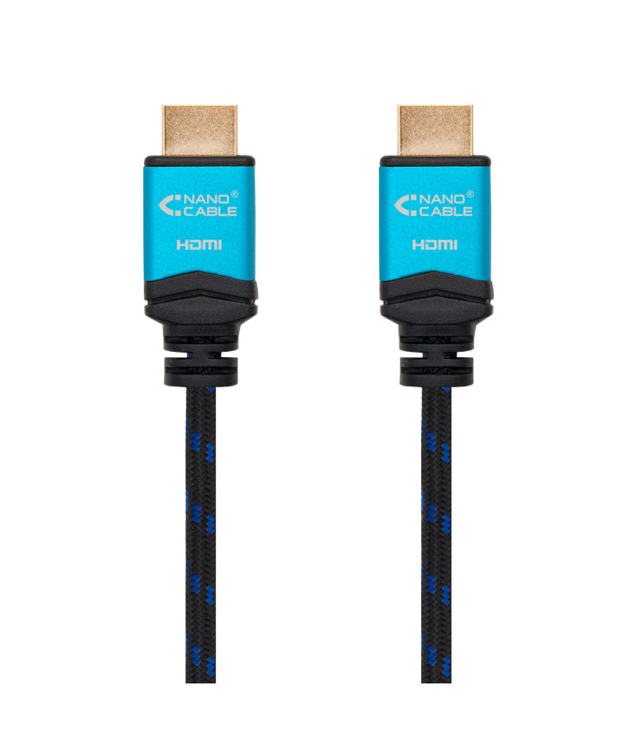 Cable hdmi 2.0 nanocable 4k 0.5m -  macho - macho -  negro