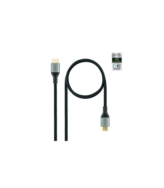 Cable hdmi 2.1 nanocable 1m -  macho - macho -  negro
