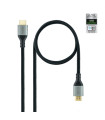 Cable hdmi 2.1 nanocable 1m - macho - macho - negro