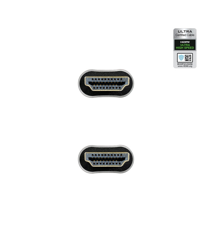 Cable hdmi 2.1 nanocable 1m -  macho - macho -  negro