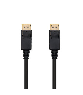 Cable displayport nanocable 2m -  macho - macho -  negro