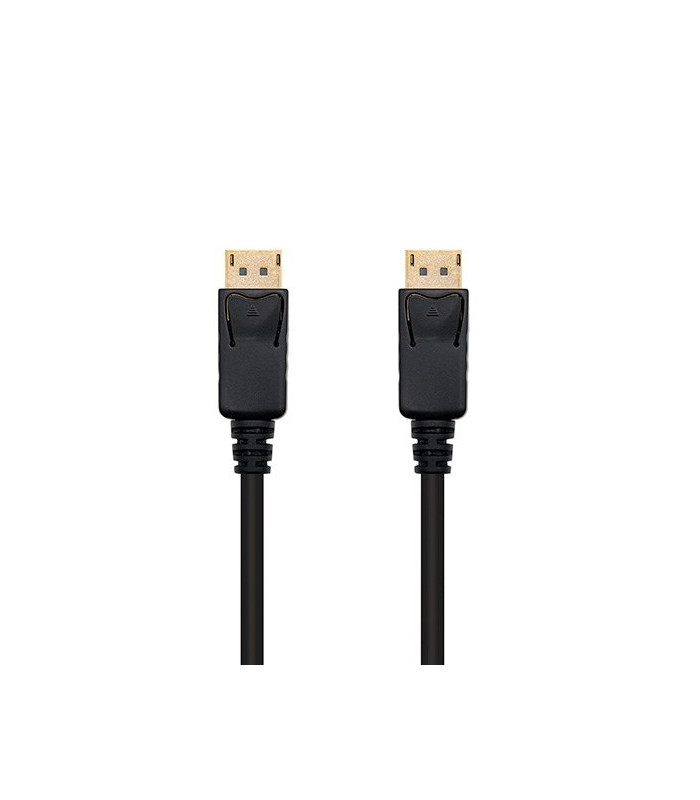 Cable displayport nanocable 2m -  macho - macho -  negro