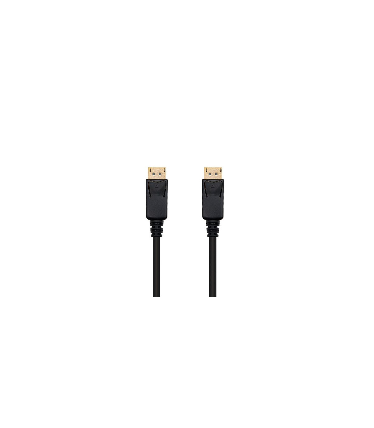 Cable displayport nanocable 2m -  macho - macho -  negro