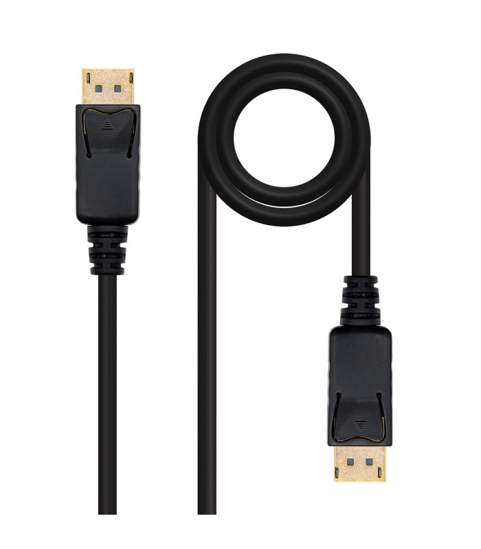Cable displayport nanocable 2m -  macho - macho -  negro