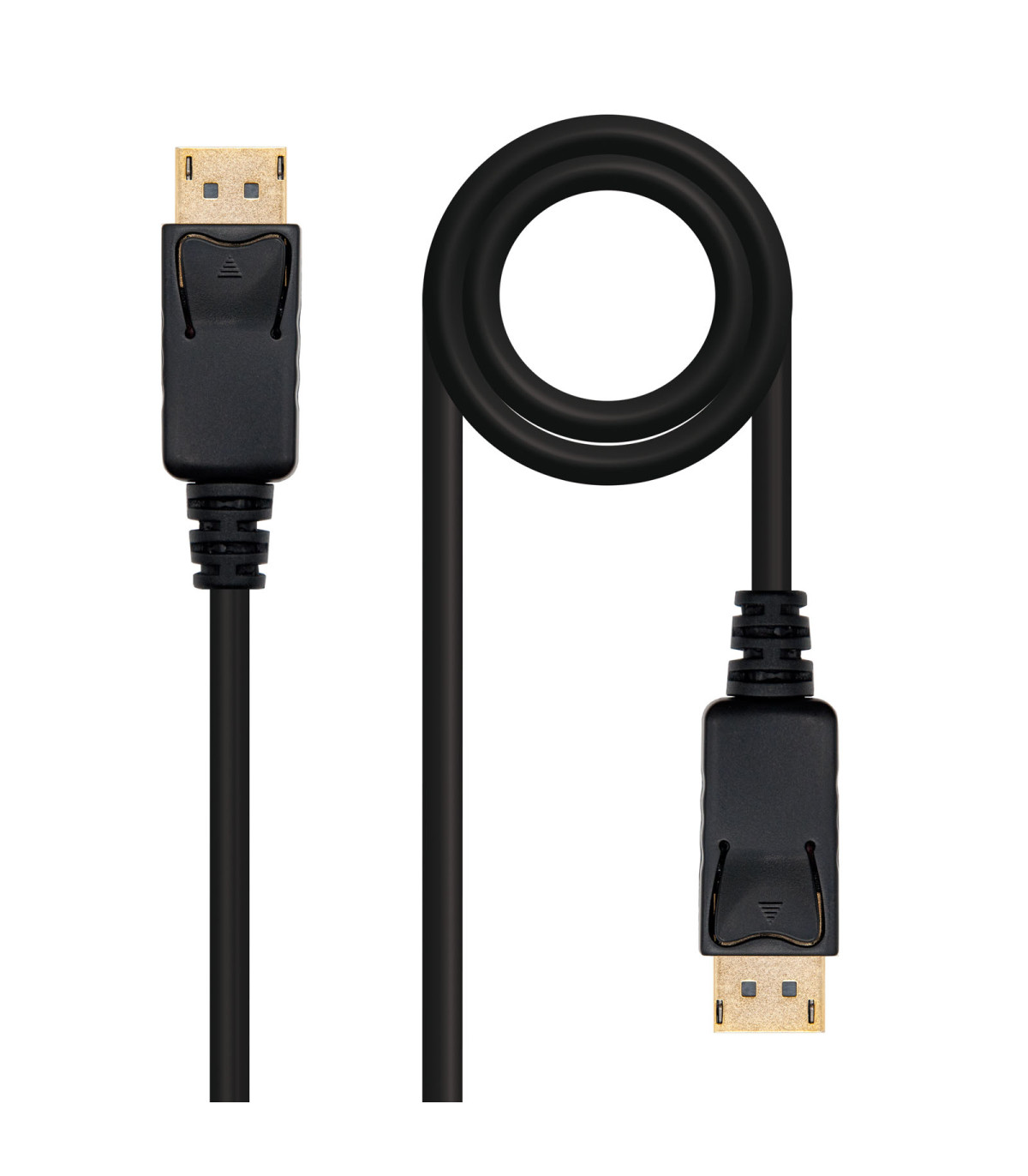 Cable displayport nanocable 2m -  macho - macho -  negro