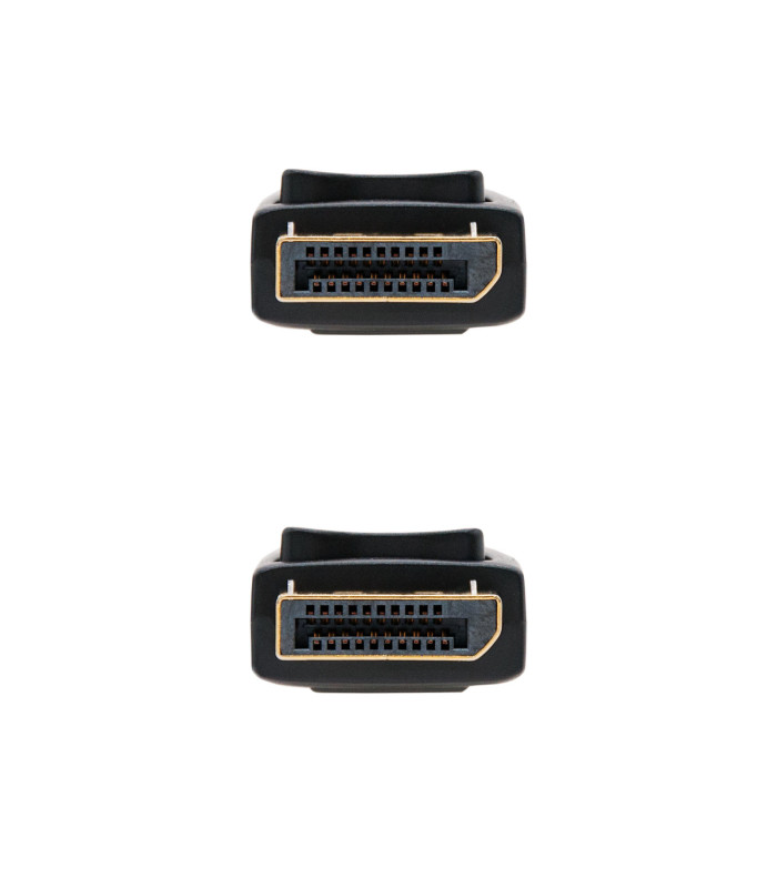Cable displayport nanocable 2m -  macho - macho -  negro