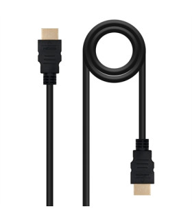 Cable hdmi 1.3 nanocable 1m -  macho - macho -  negro