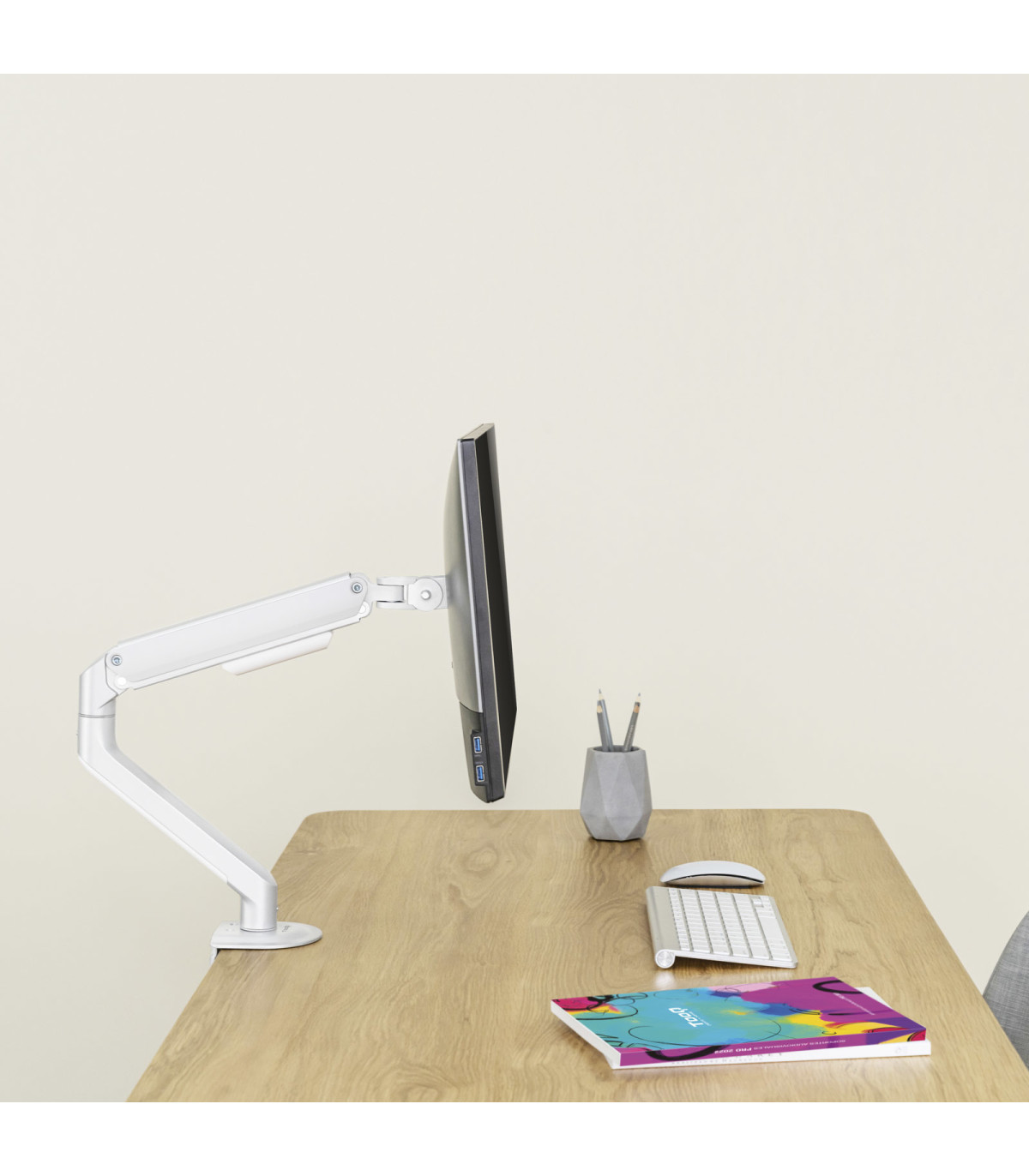 Soporte de mesa tv tooq 17 - 32 pulgadas blanco