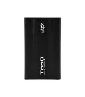 Caja externa tooq tqe - 2524b 2.5 pulgadas 9.5mm sata usb 3.0 negro