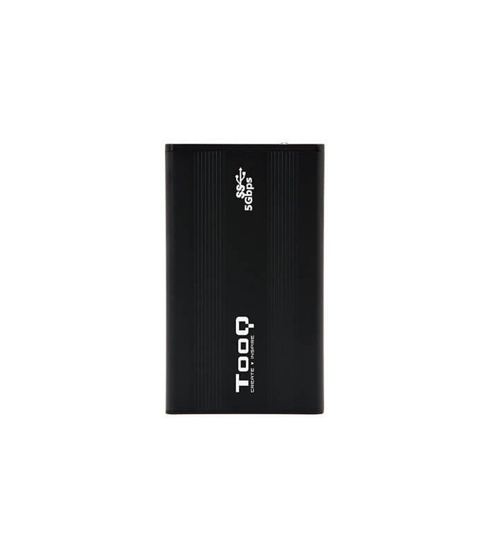 Caja externa tooq tqe - 2524b 2.5 pulgadas 9.5mm sata usb 3.0 negro