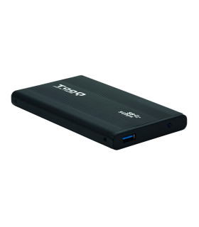 Caja externa tooq tqe - 2524b 2.5 pulgadas 9.5mm sata usb 3.0 negro