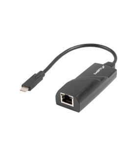 Adaptador lanberg usb tipo c 3.1 macho -  ethernet rj45 hembra -  0.15m