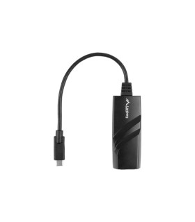 Adaptador lanberg usb tipo c 3.1 macho - ethernet rj45 hembra - 0.15m
