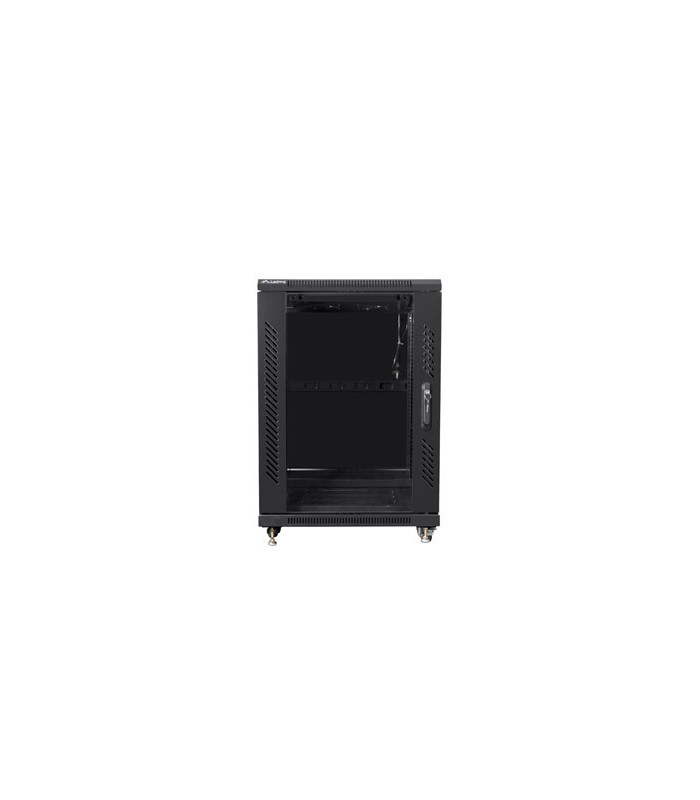 Armario rack lanberg 15u 600 x 600 auto ensamblado 19 pulgadas carga maxima 800kg negro