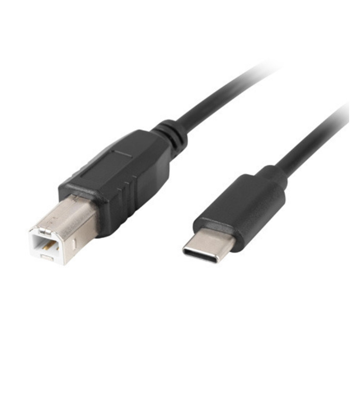Cable usb tipo c a usb 2.0 tipo b lanberg 1.8m - macho -  macho - negro
