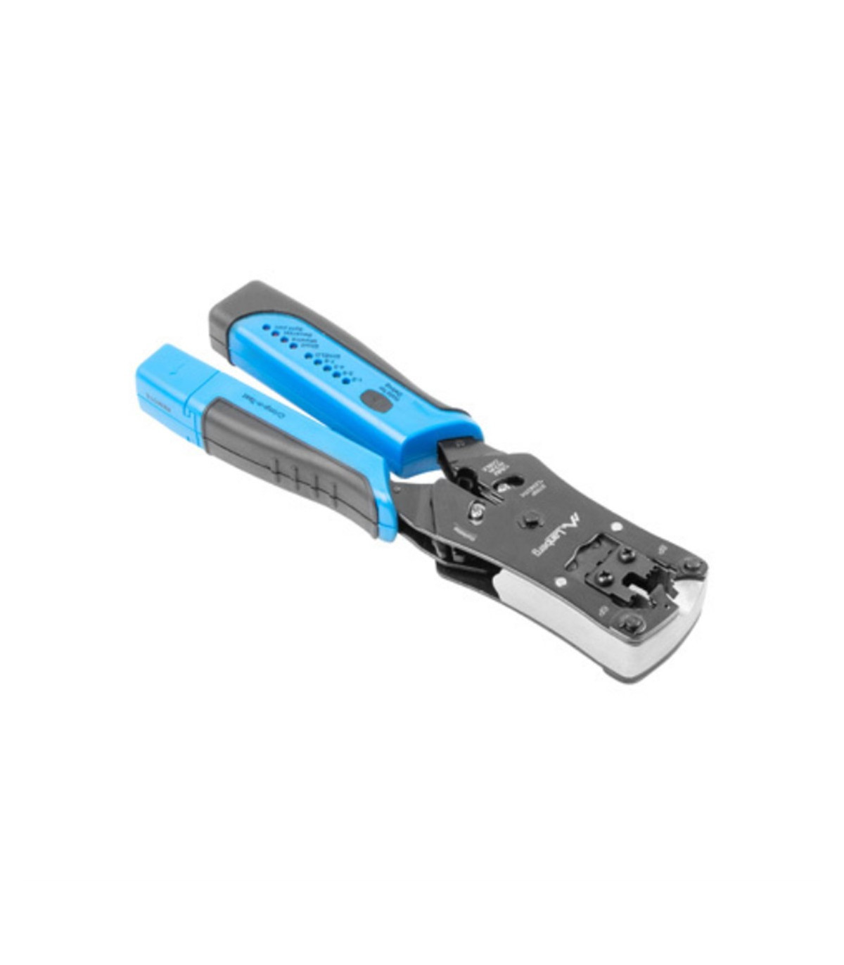 Crimpadora lanberg universal nt - 0203 rj45 - rj11 - rj12 con comprobador de cables