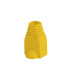 Funda protectora  lanberg plb - 1000 - y para conector rj45 pack de 100 unidades amarillo