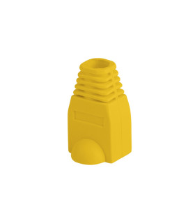 Funda protectora  lanberg plb - 1000 - y para conector rj45 pack de 100 unidades amarillo