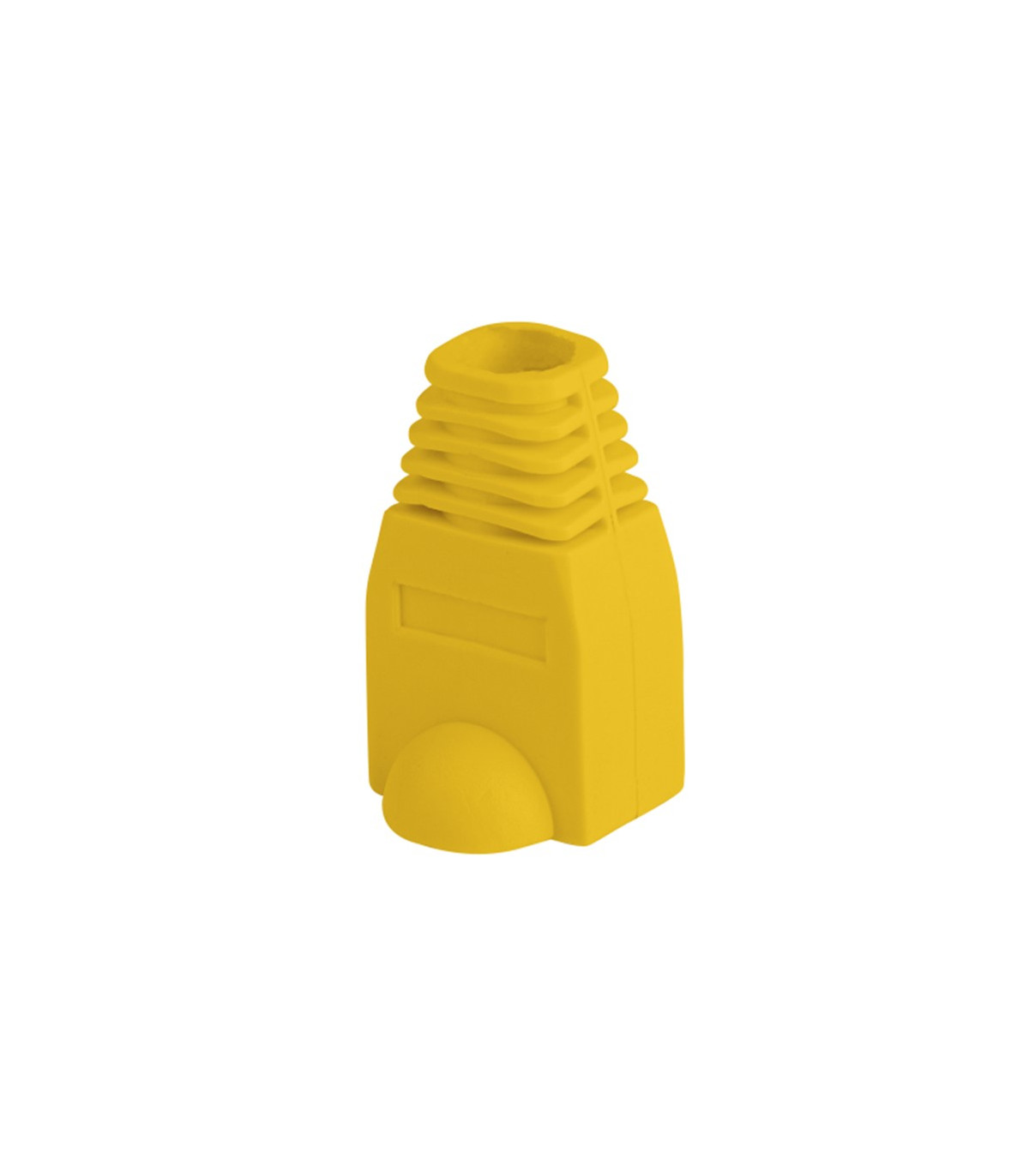 Funda protectora  lanberg plb - 1000 - y para conector rj45 pack de 100 unidades amarillo