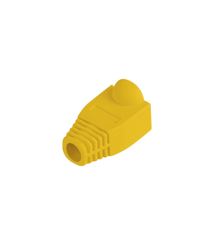 Funda protectora  lanberg plb - 1000 - y para conector rj45 pack de 100 unidades amarillo
