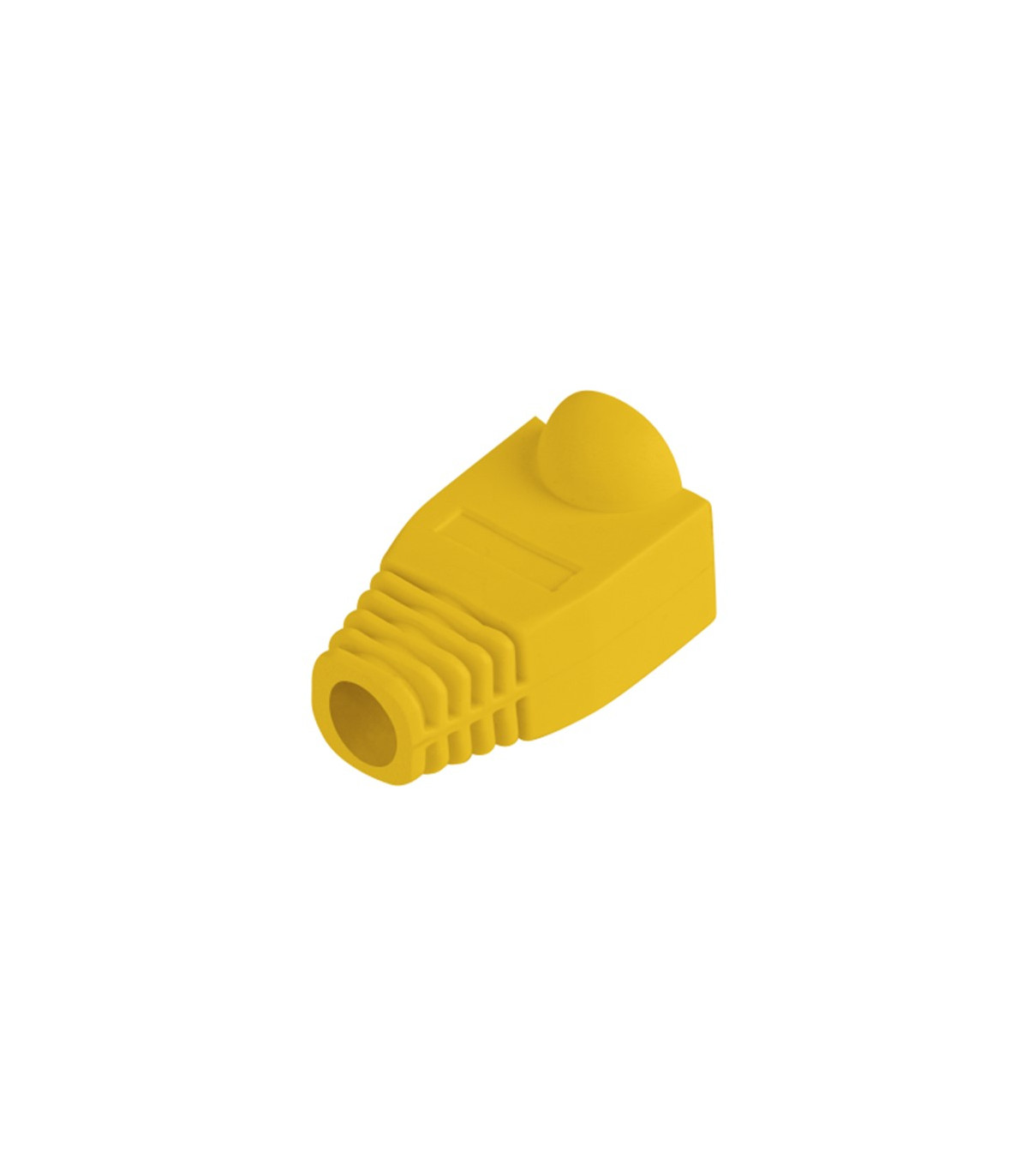 Funda protectora  lanberg plb - 1000 - y para conector rj45 pack de 100 unidades amarillo