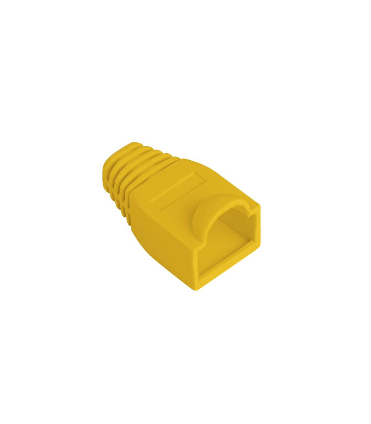 Funda protectora  lanberg plb - 1000 - y para conector rj45 pack de 100 unidades amarillo