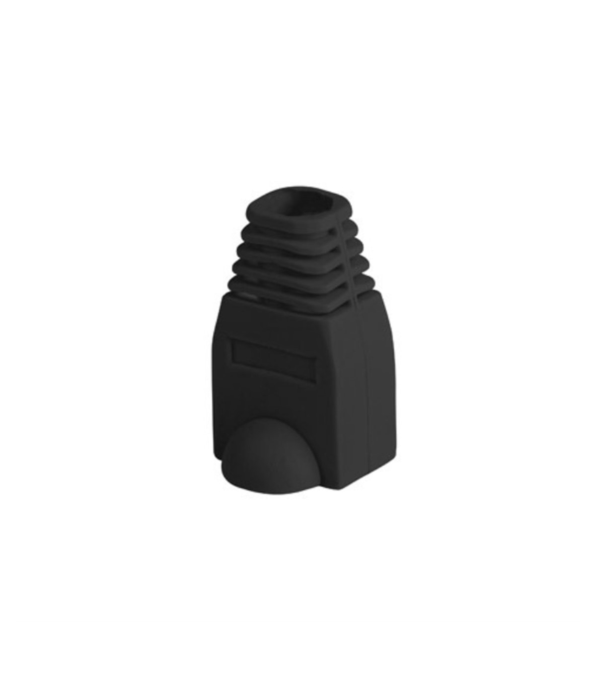 Funda protectora lanberg plb - 1000 - bk para conector rj45 pack de 100 unidades negro