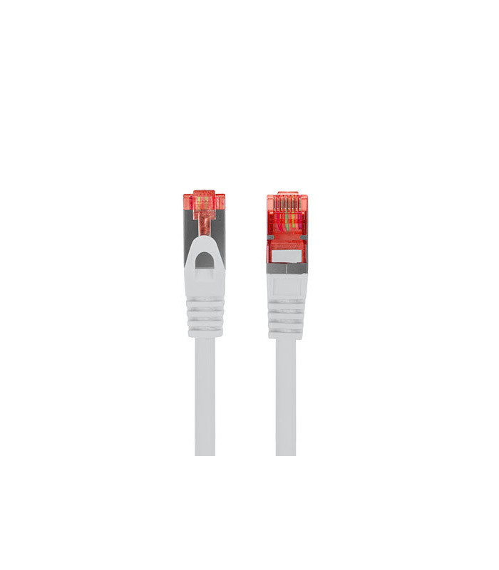 Cable red lanberg latiguillo cat.6 s - ftp lszh cu 0.5m gris fluke passed