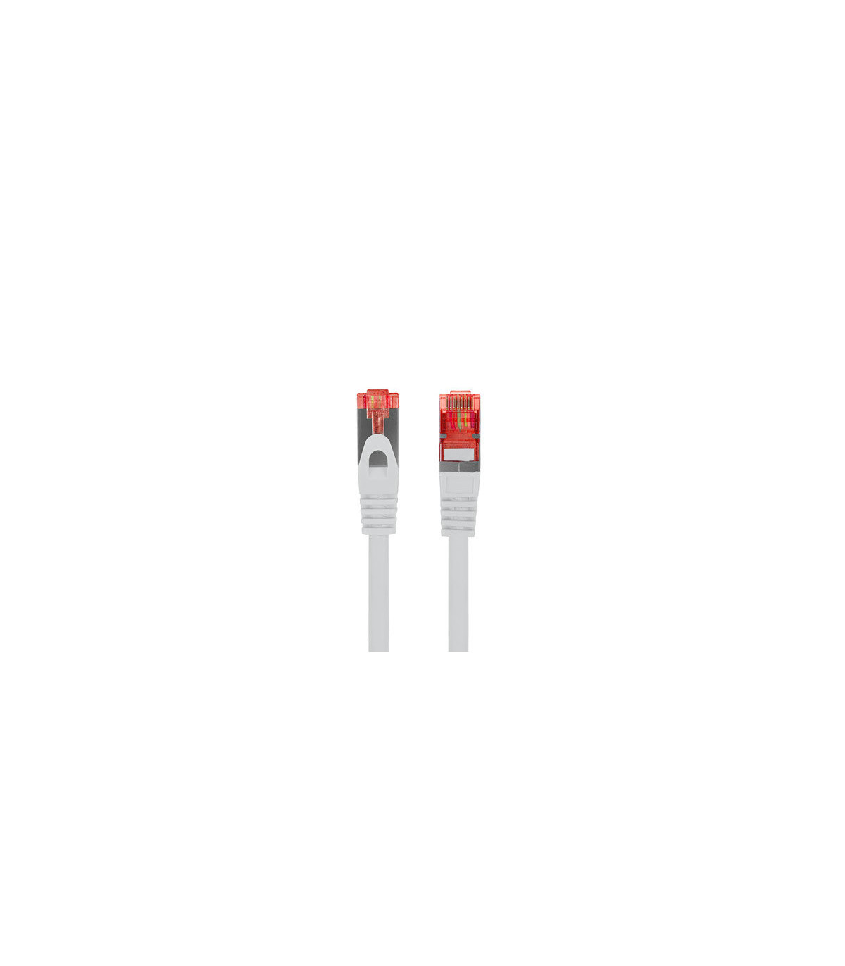 Cable red lanberg latiguillo cat.6 s - ftp lszh cu 10m gris fluke passed