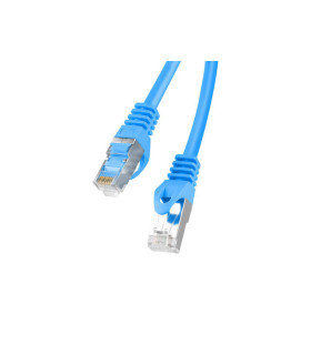 Cable red lanberg latiguillo cat.6 ftp 1m azul fluke passed