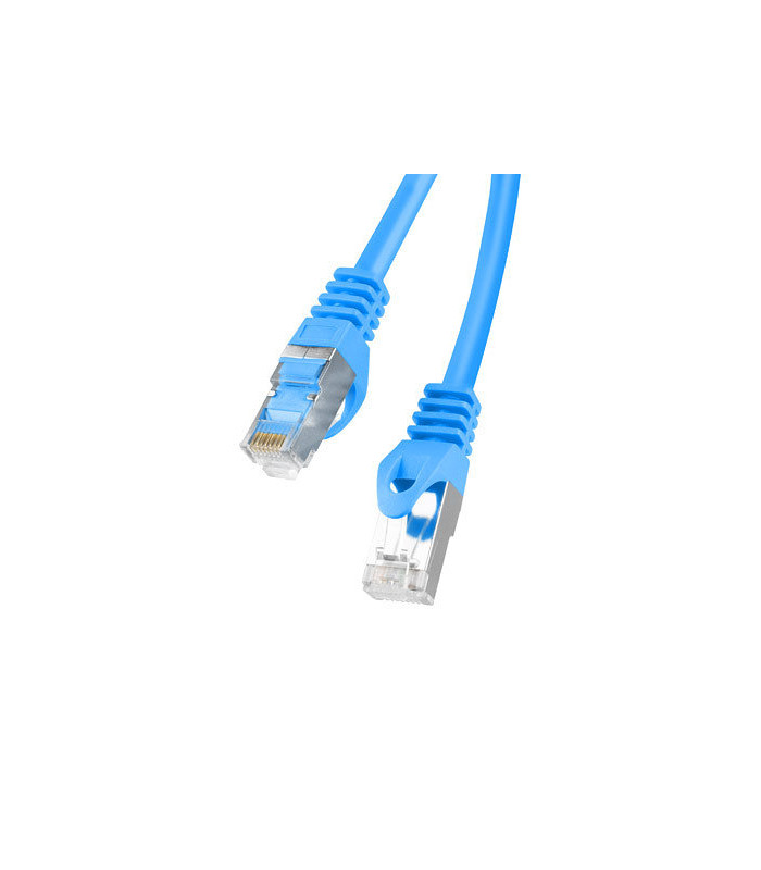 Cable red lanberg latiguillo cat.6 ftp 1m azul fluke passed