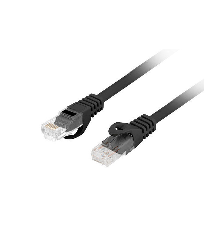 Cable red lanberg latiguillo cat.6 utp lszh cu 1.5m negro fluke passed