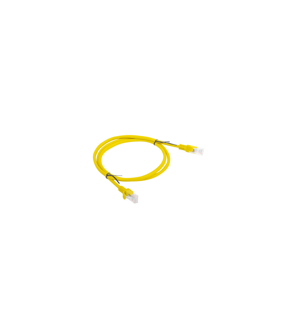 Cable red lanberg latiguillo cat.6 utp 1m amarillo fluke passed