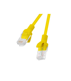 Cable red lanberg latiguillo cat.6 utp cu 0.25m amarillo fluke passed