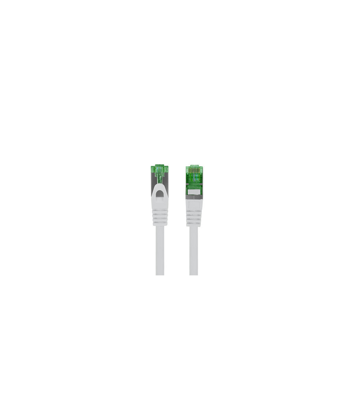 Cable red lanberg latiguillo cat.7 s - ftp lszh cu 0.5m gris fluke passed